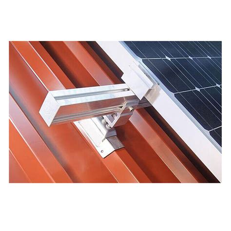 metal roof solar brackets|trapezoidal metal roof brackets.